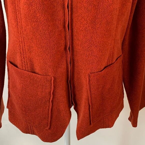 Soft Surroundings Burnt Orange Jacket LARGE - Picture 8 of 14